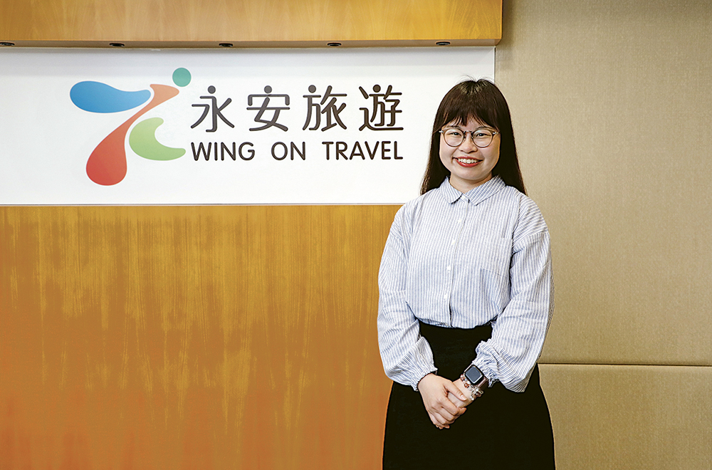 永安旅遊人力資源部經理李秀瑜表示，CIE的學生在旅遊行業可以有許多發揮的機會。