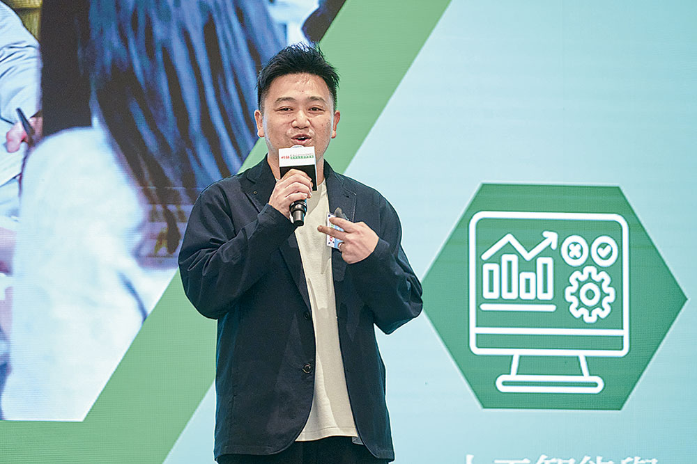 香港浸會大學工商管理學院副院長文國樑（Ryan）在專題講座上介紹該學院課程的特色