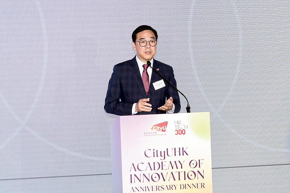 城大創新學院成立一周年 引領年輕人才邁向初創旅途 城大協理副校長(創新)兼城大創新學院院長謝智剛教授