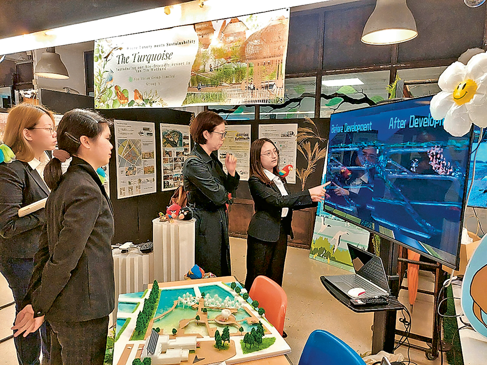 學生透過「測量工作坊」展示學習成果