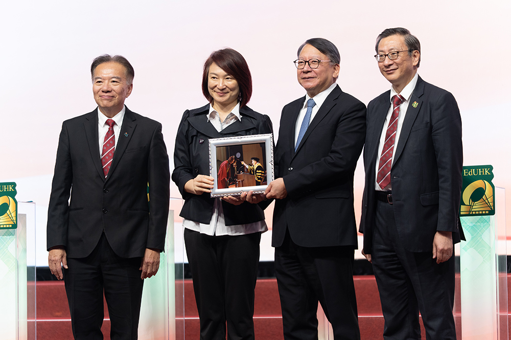 香港教育大學正名十周年晚宴<br>展現十載輝煌成就 開啟教育未來新篇 榮譽博士銜得主李慧琼議員